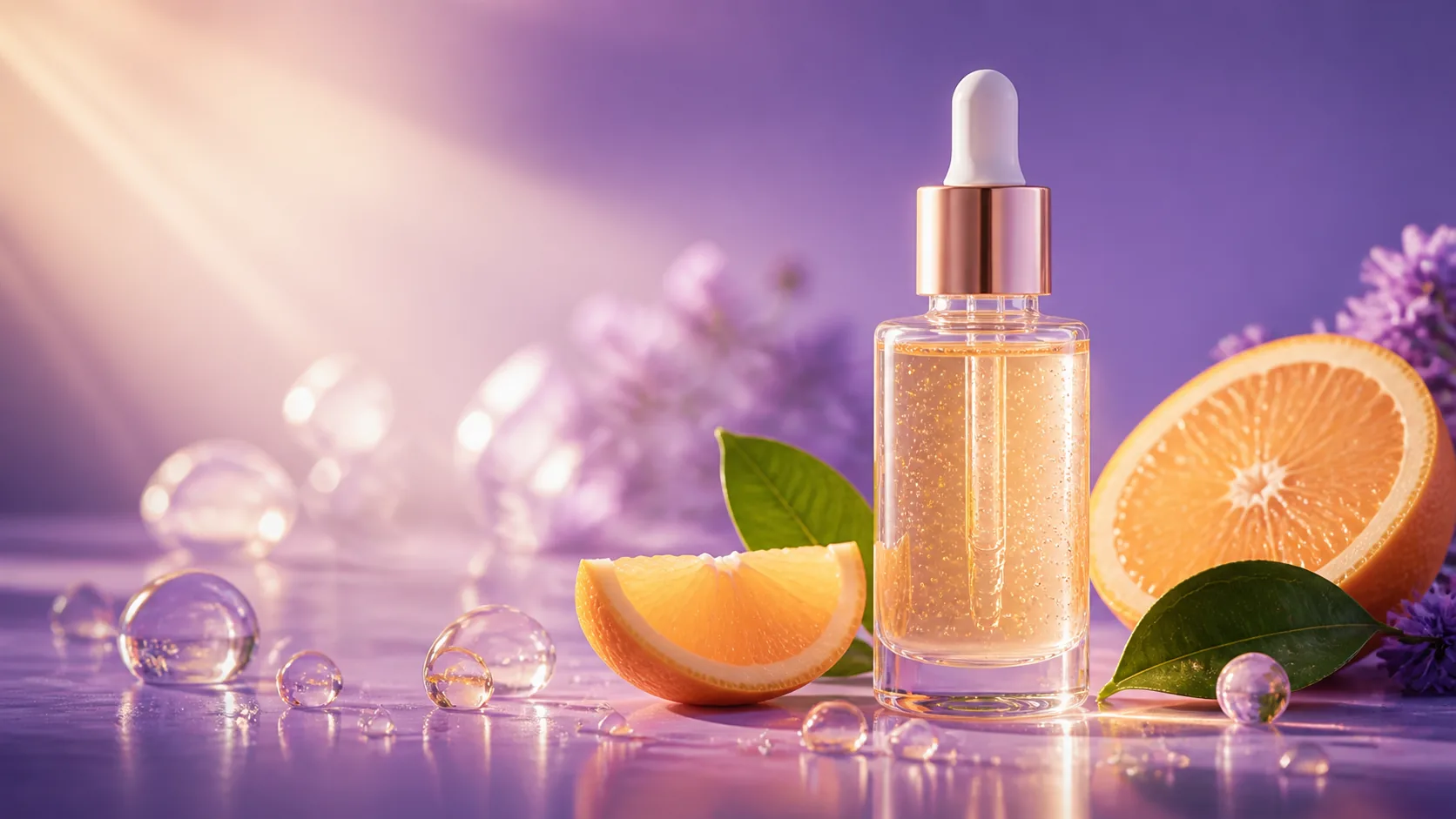 Vitamin C serum campaign concept