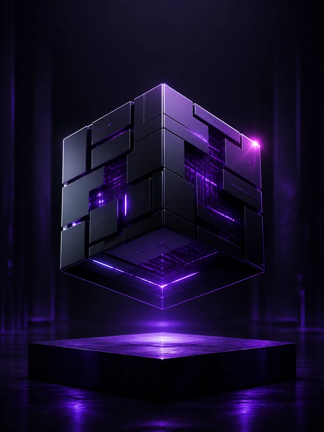Abstract creative performance cube